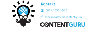 Kontakt Social Media Content Guru